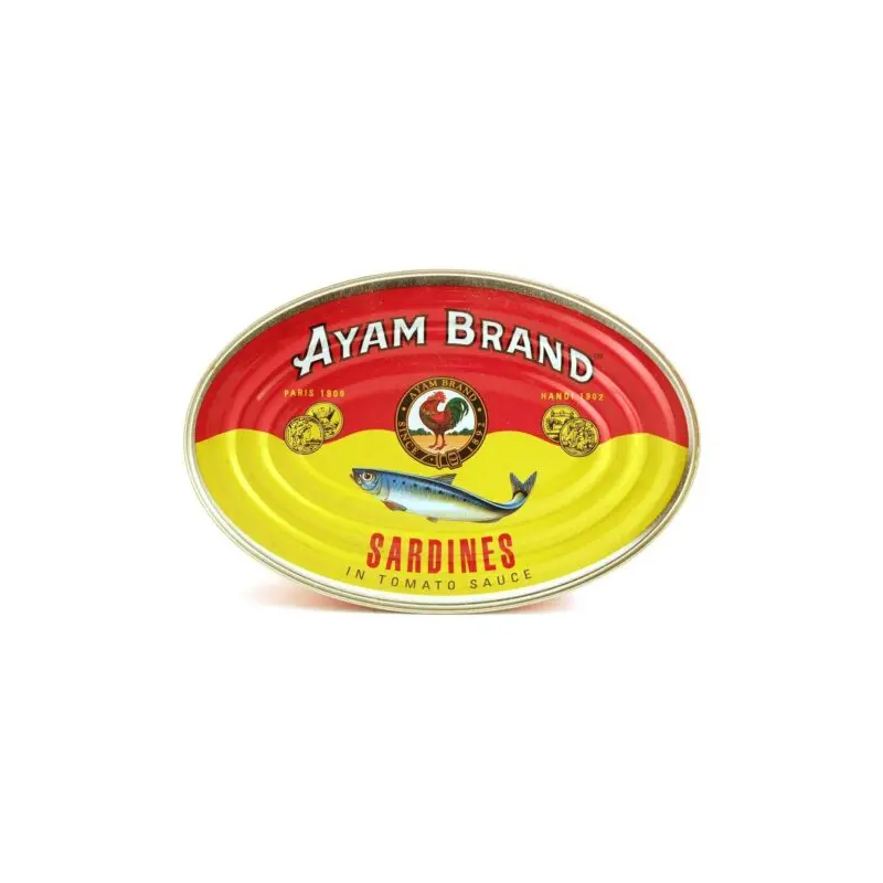 Ayam Brand Sardine in Tomato Sauce 215g (Oval)