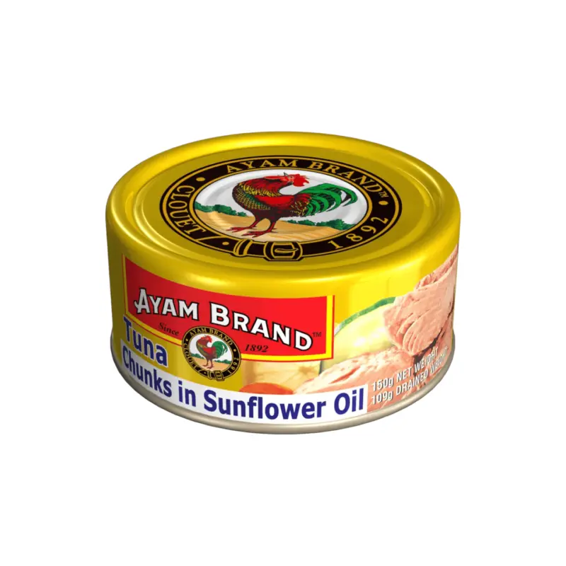 Ayam Brand Tuna Chunks In Sunflower Oil 150g