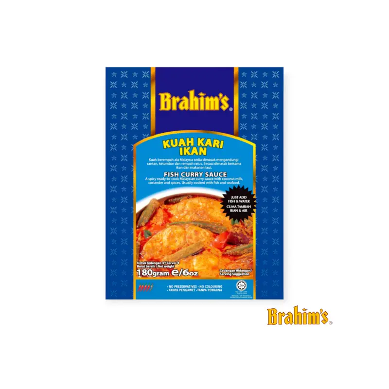 Brahims Fish Curry Sauce -180g