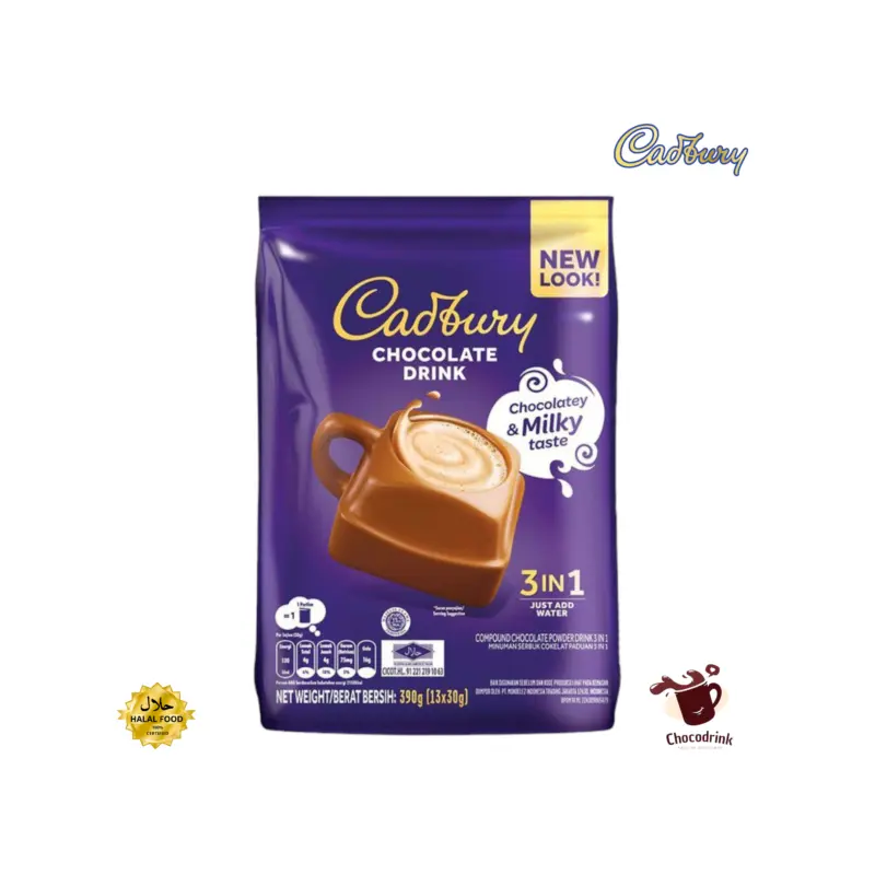 Cadbury 3 in 1 Hot Chocolate Drink 15x30g
