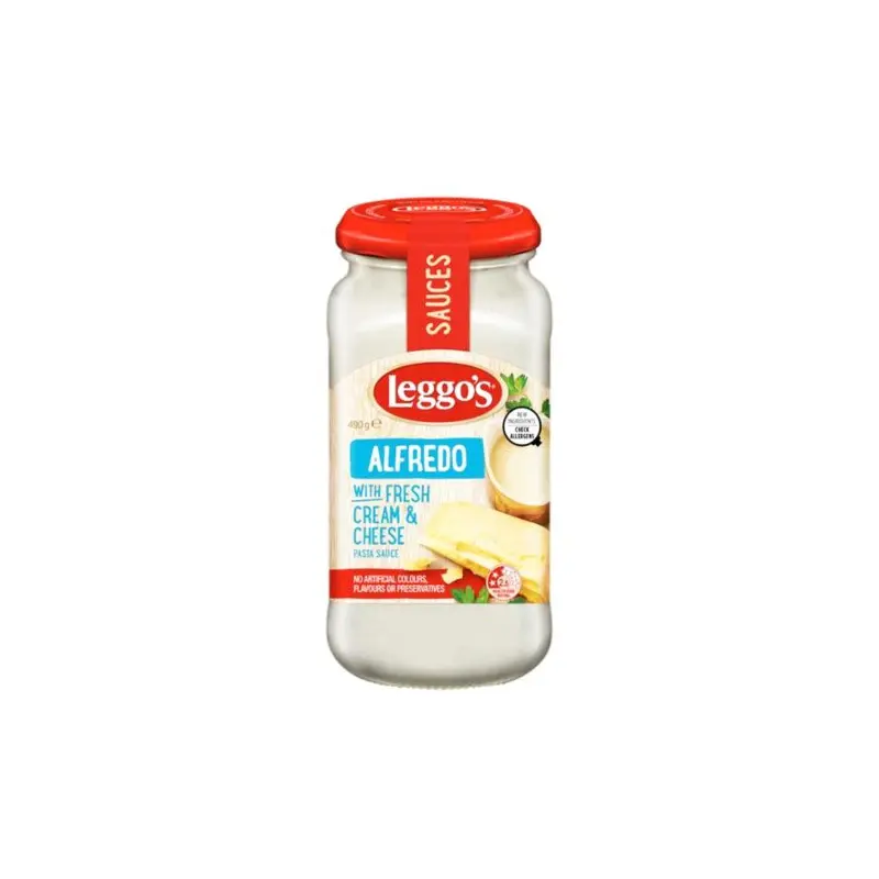 Leggos Alfredo With Fresh Cream&Cheese Pasta Sauce 490g