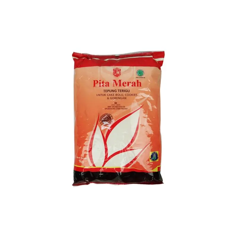 Pita Merah Tepung Terigu Untuk Cake Bolu,Cookies&Gorengan Cake Flour 1kg