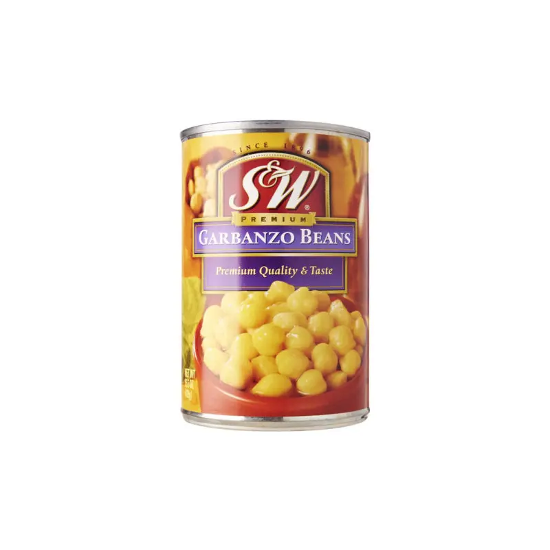 S&W Garbanzo Beans Premium Quality & Taste 439g