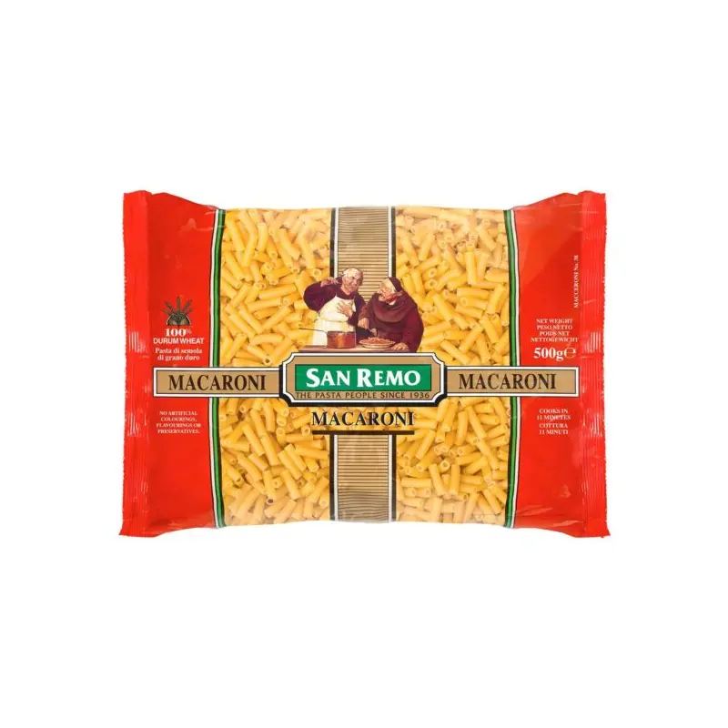 San Remo Pasta Macaroni 500g