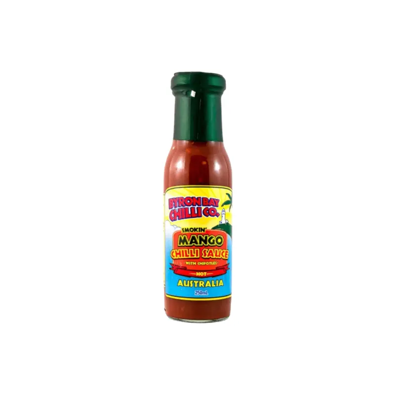 Byron Bay Chilli Co. Smokin Mango Chilli Sauce (HOT) 250ml