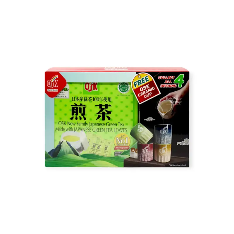 OSK Japanese Green Tea Leaves  2g x 50 bags