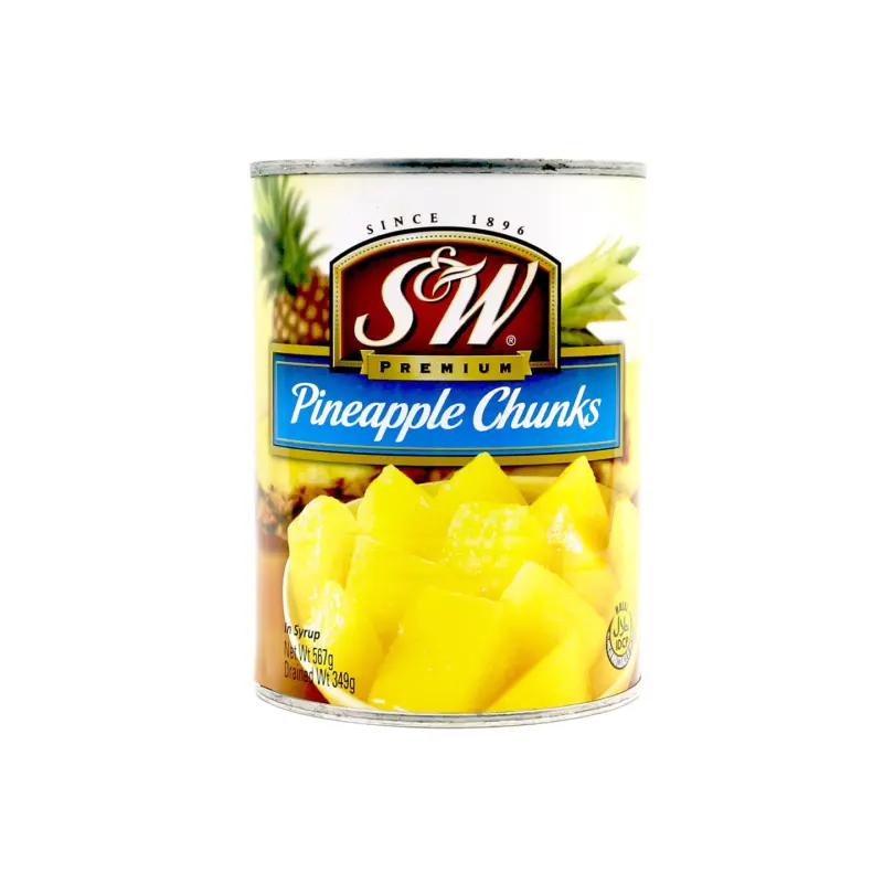 S&W Pineapple Chunks 567g