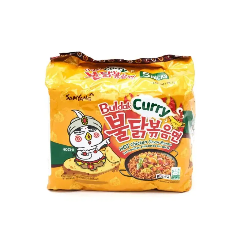 Samyang Buldak Curry Hot Chicken Flavor Ramen Noodles 5x140gm