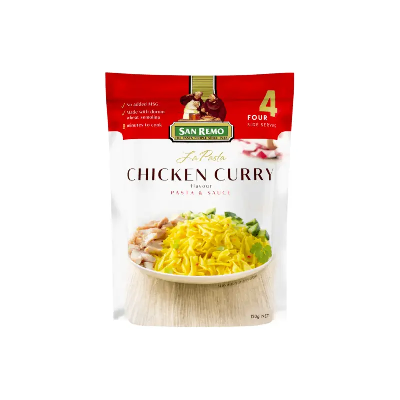 San Remo Chicken Curry Flavour Pasta & Sauce 120g