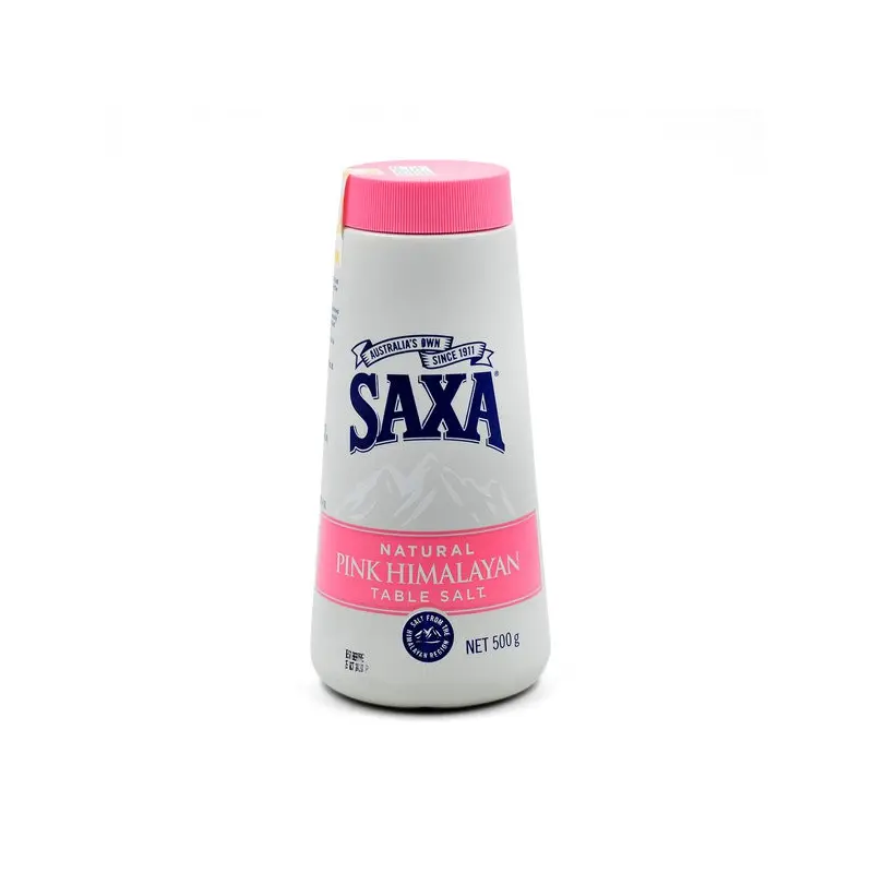 Saxa Natural Pink Himalayan Table Salt 500g