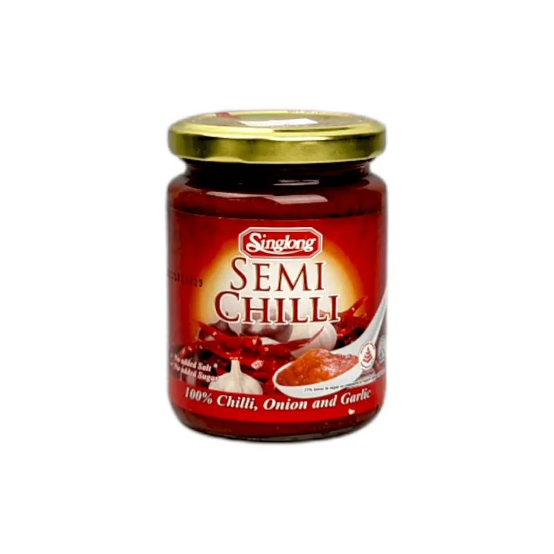 Singlong Semi Chilli 100% Chilli,Onion And Garlic 230g