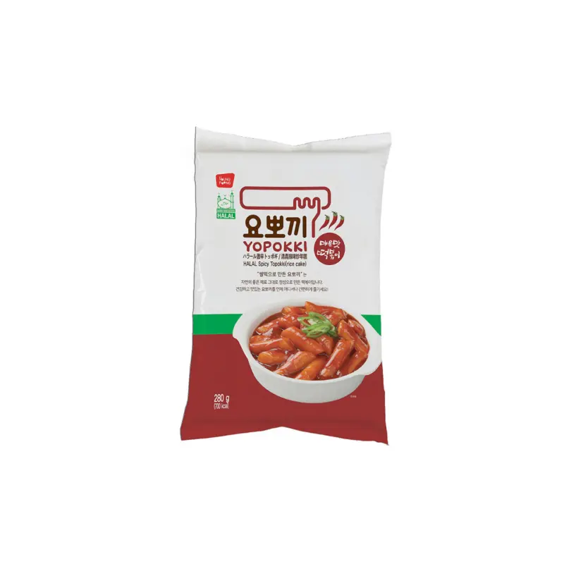 Yopokki Halal Spicy Topokki Rice Cake 280g