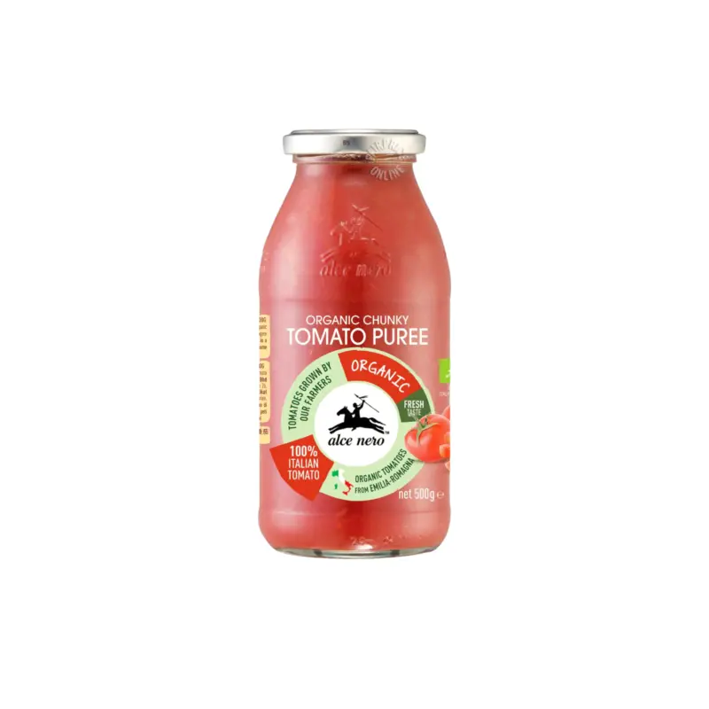 Alce Nero Organic Chunky Tomato Puree 500g