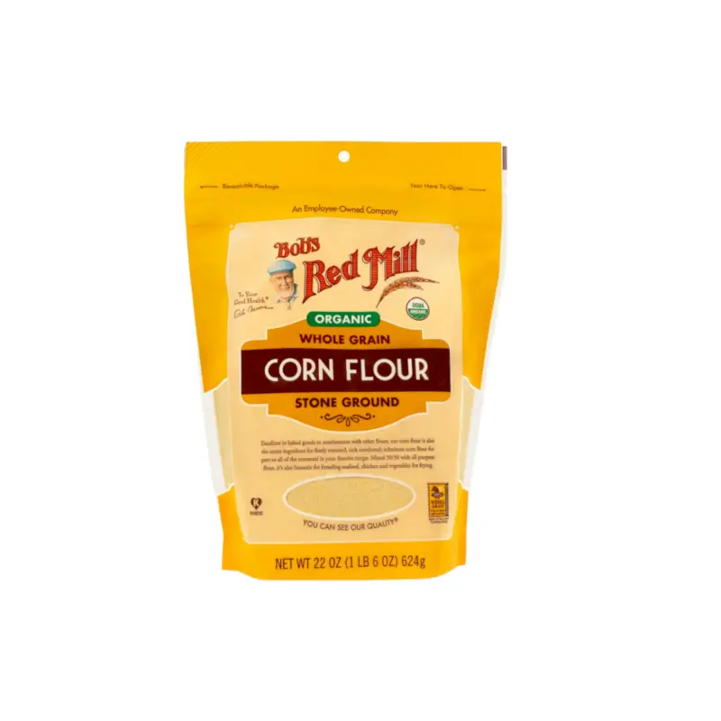 Bobs Red Mill Whole Grain Corn Flour Stone Ground 624gm