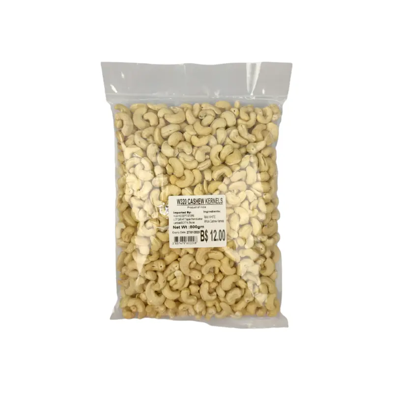 Cashew Nuts W320 Cashew Kernels 800g