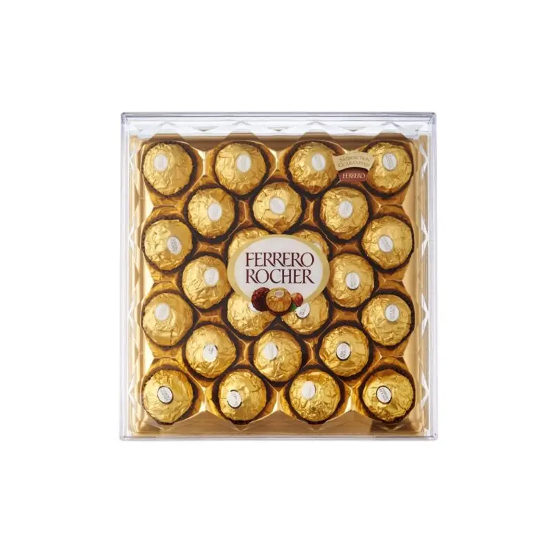 Ferrero Rocher Crisp Hazelnut and Milk Chocolate T24 300Gm