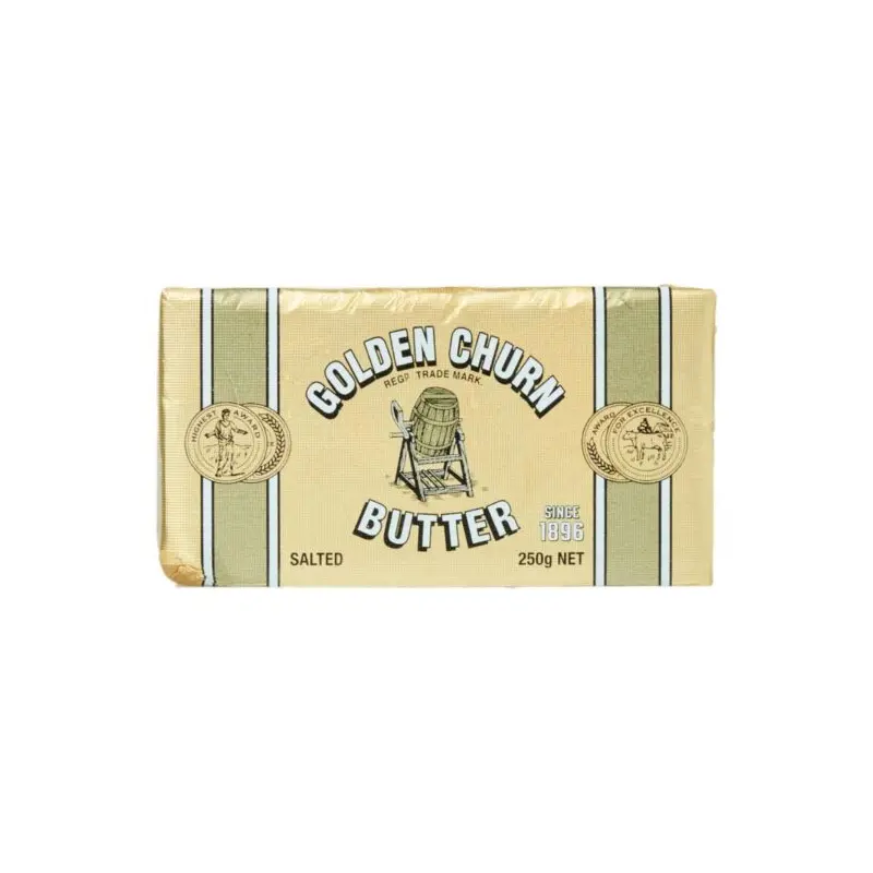 Golden Churn Wrapped Salted Butter 250g