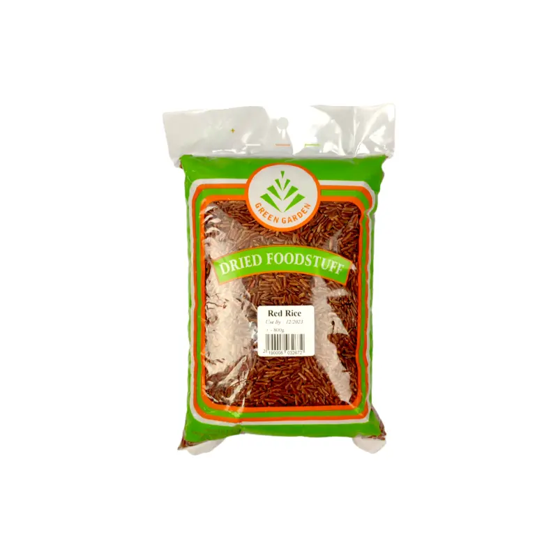 Green Garden Dried Food Stuff Red Rice 800g