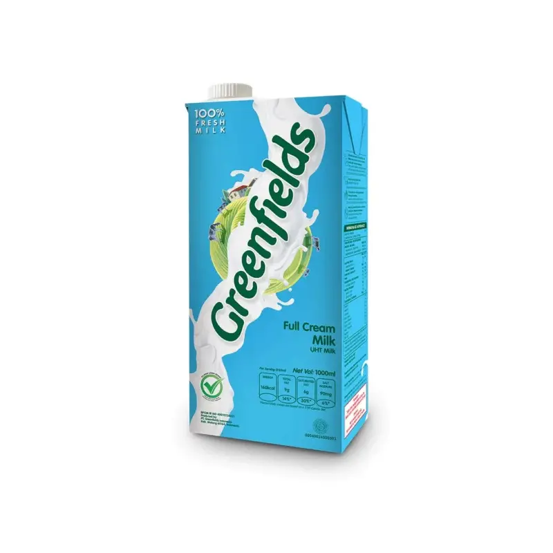 Greenfields Full Cream UHT Milk 1Ltr