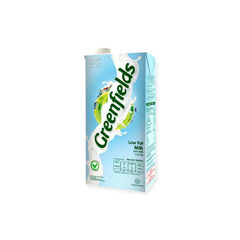 Greenfields Low Fat UHT Milk 1Ltr