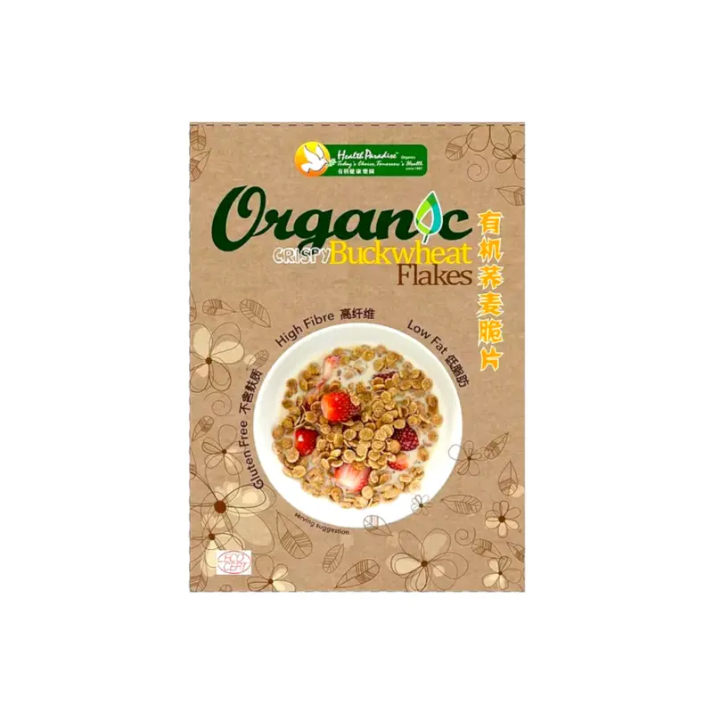 Health Paradise Organic Crispy Buckwheat Flakes 300g