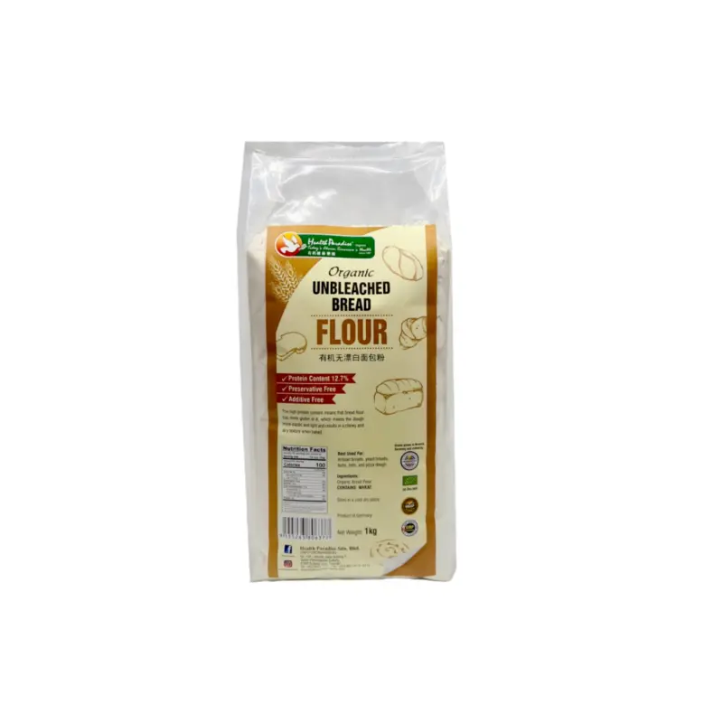 Health Paradise Organic Unbleached Bread Flour 1kg