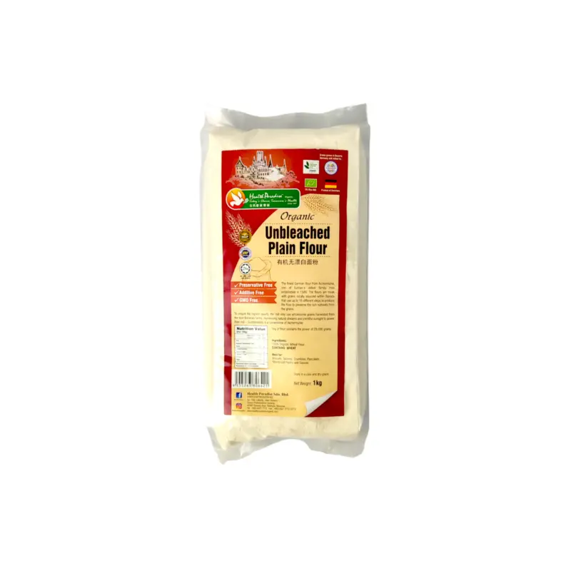 Health Paradise Organic Unbleached Plain Flour (Germany) 1kg
