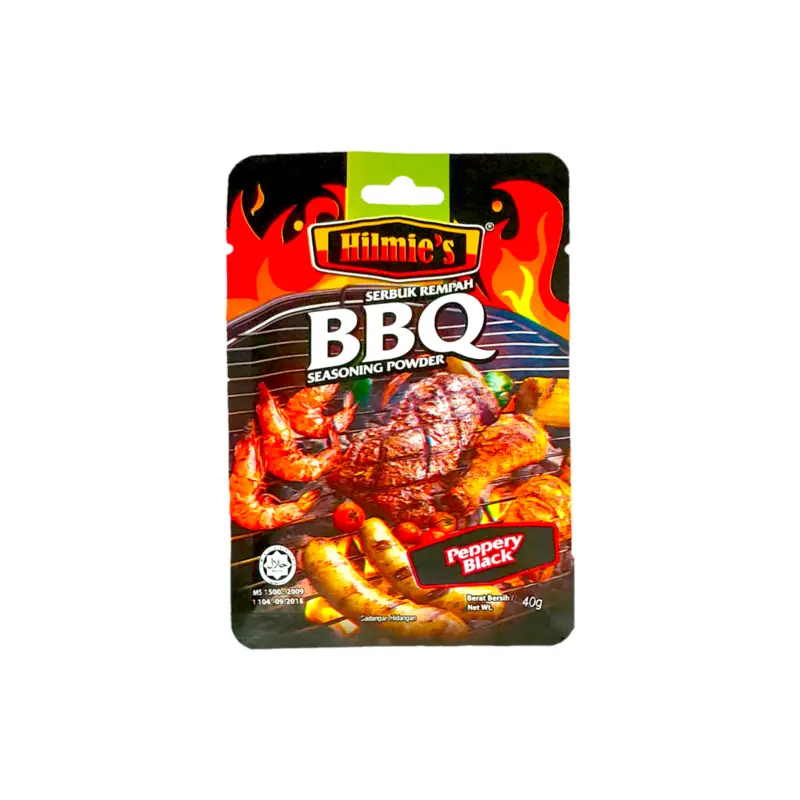 Hilmies Bbq Seasoning Powder Peppery Black 40g