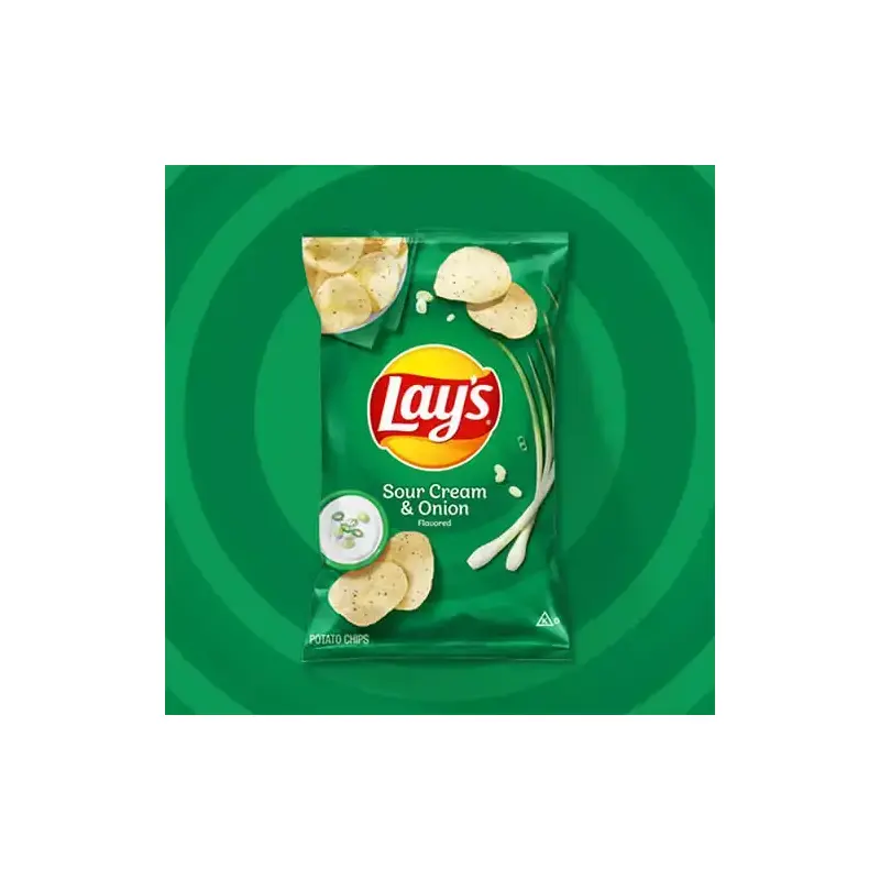 Lays Sour Cream & Onion Potato Chips 170g