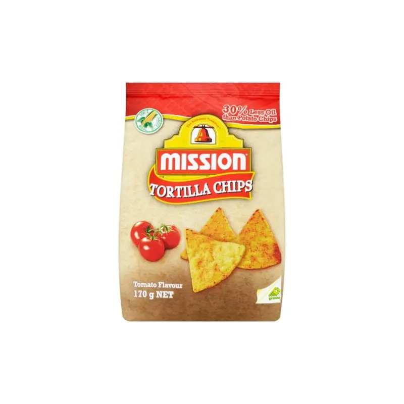 Mission Tortilla Chips Tomato Flavour 170Gm