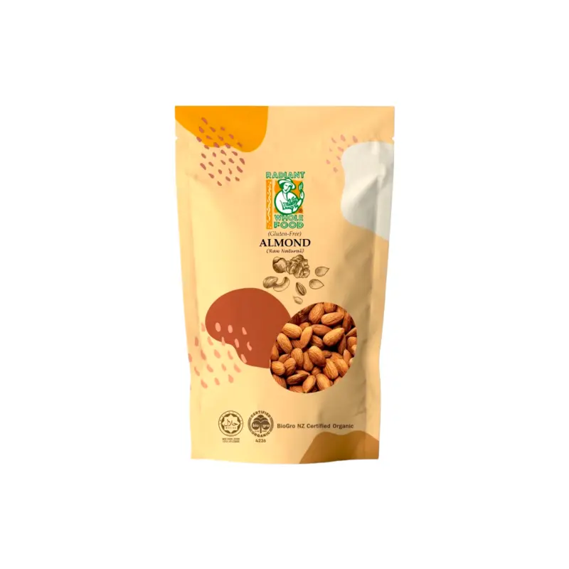 Radiant Whole Food Almond (Raw Natural) 200g