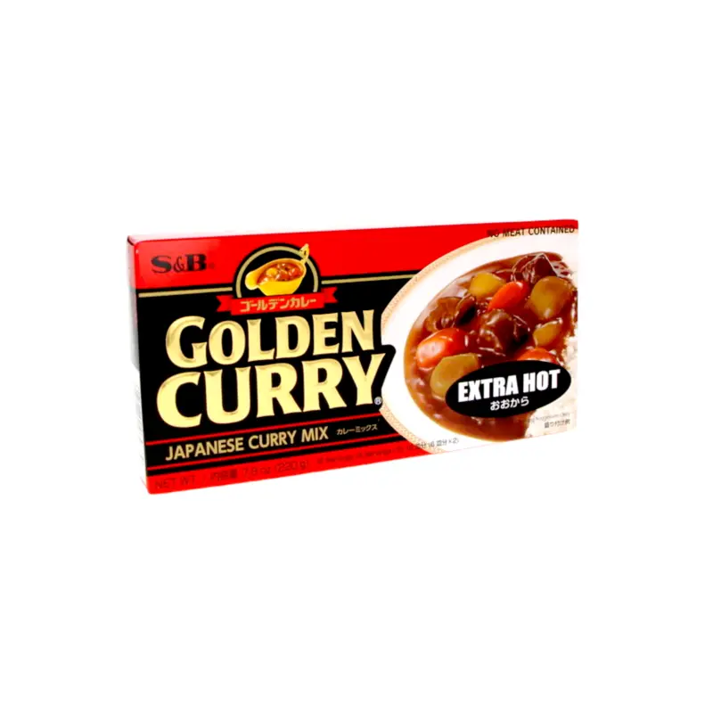 S&B Golden Curry Japanese Curry Mix Extra Hot 220g