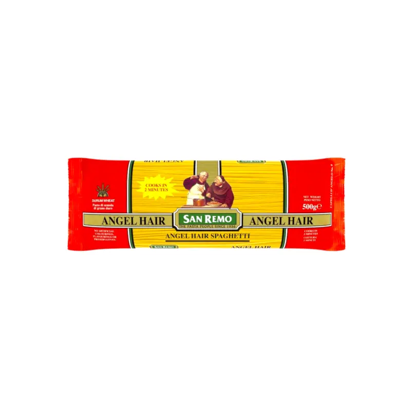 San Remo Spaghetti Angel Hair Pasta No.9 500g