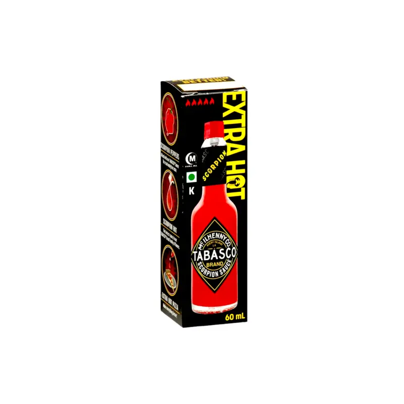 Tabasco Scorpion Pepper Seriously Extra Hot Sauce 60ml