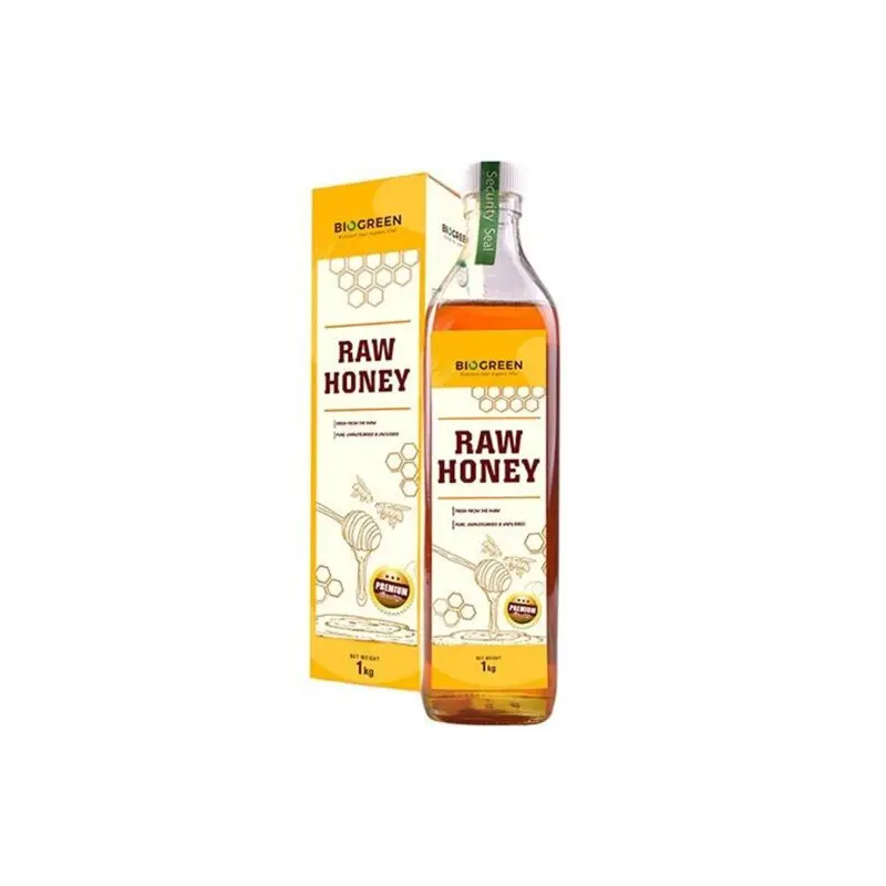 Biogreen Organic Raw Honey 1Kg