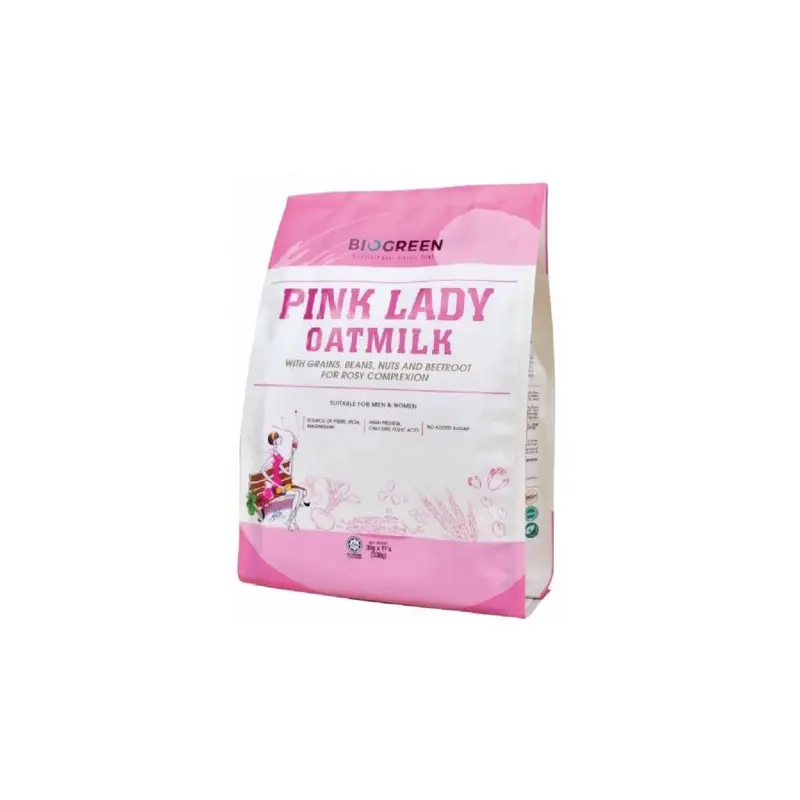 Biogreen Pink Lady Oatmilk With Grains, Beans, Nuts and Beetroot 330gm