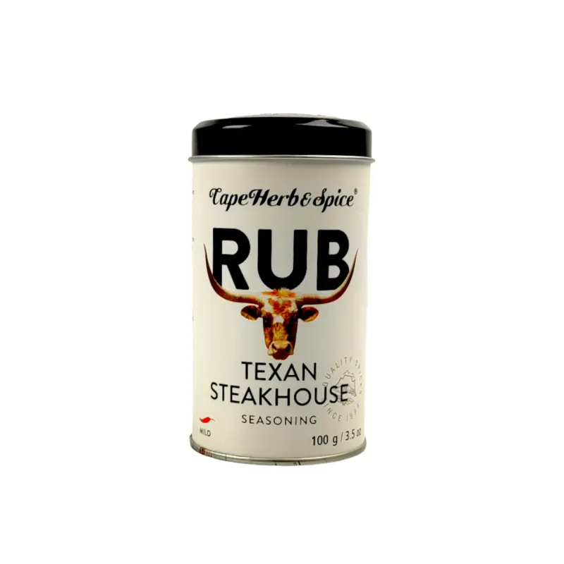 Cape Herb & Spice Rub Texan Steakhouse Seasoning 100g