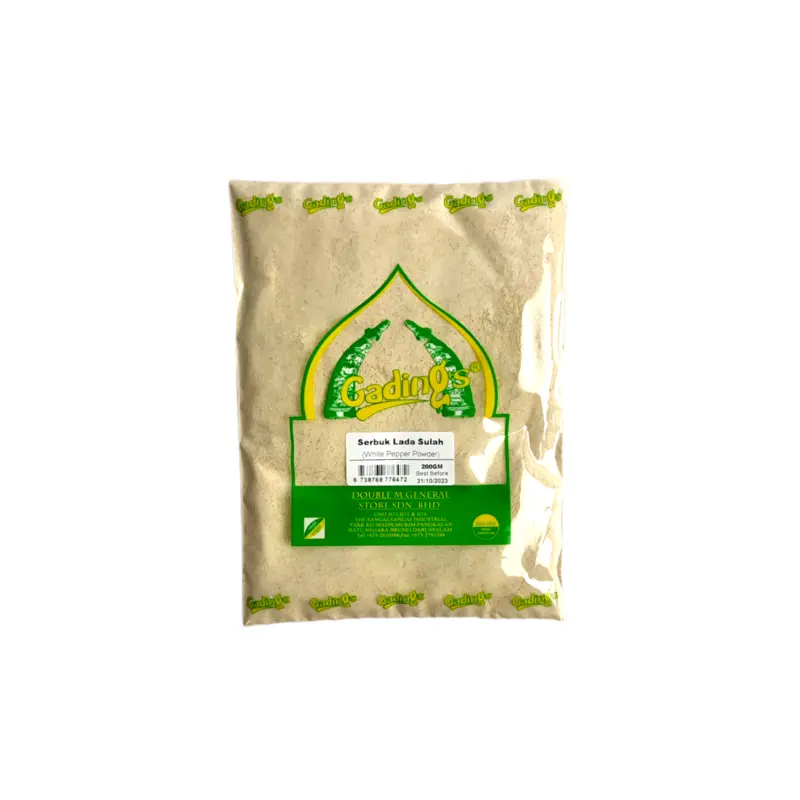 Gadings Serbuk Lada Sulah (White Pepper Powder) 200gm
