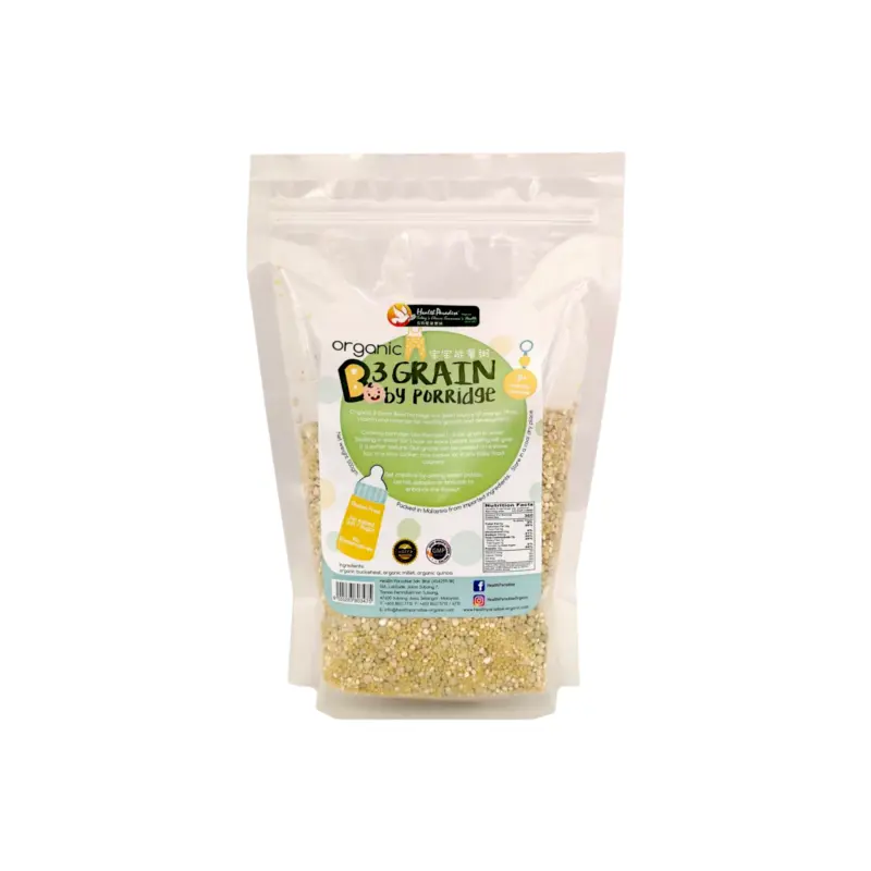 Health Paradise Organic Baby Porridge 3 Grain 500gm