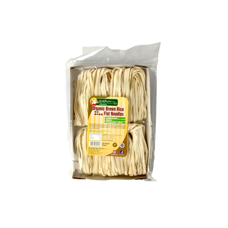 Health Paradise Organic Brown Rice Flat Noodles 250g