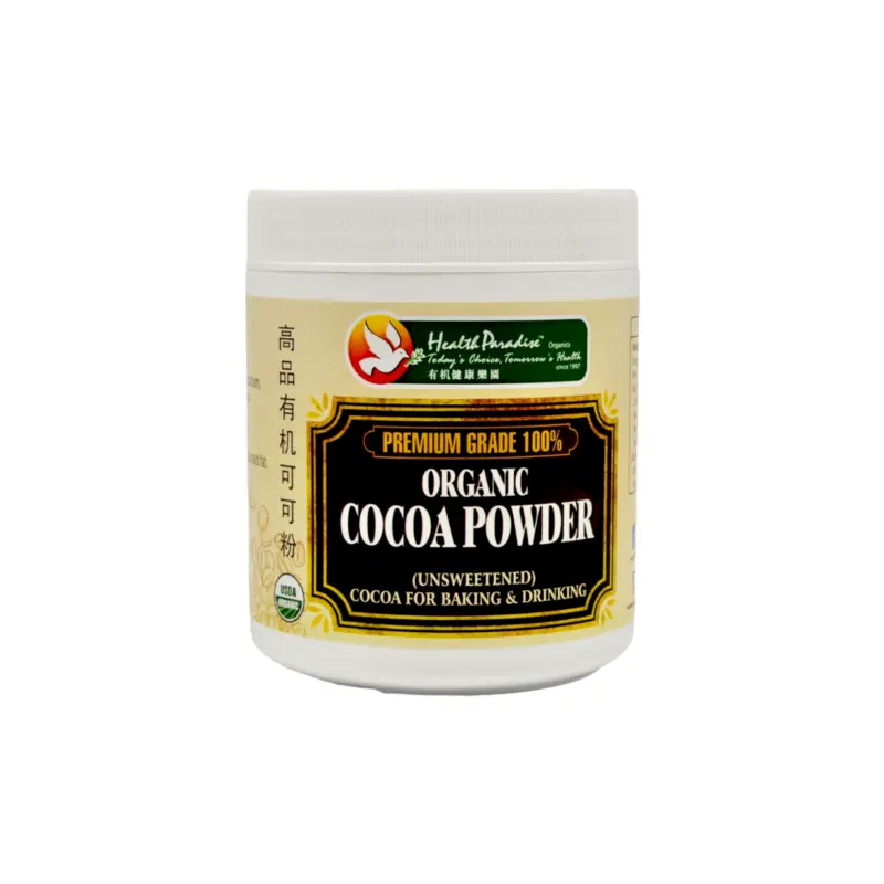 Health Paradise Organic Pure Cocoa Unsweetened Powder 250gm