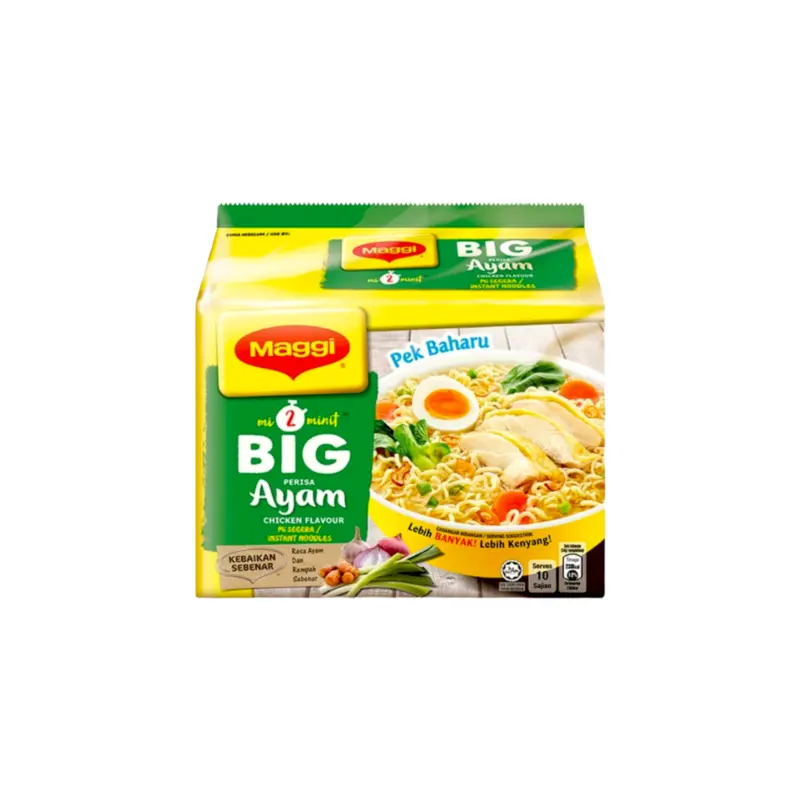 Maggi Big 2-Minute Instant Noodles Chicken Flavour (5Pcsx103g)