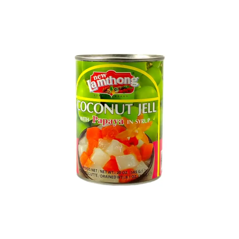 New Lamthong Coconut Jell With Papaya In Syrup 565g