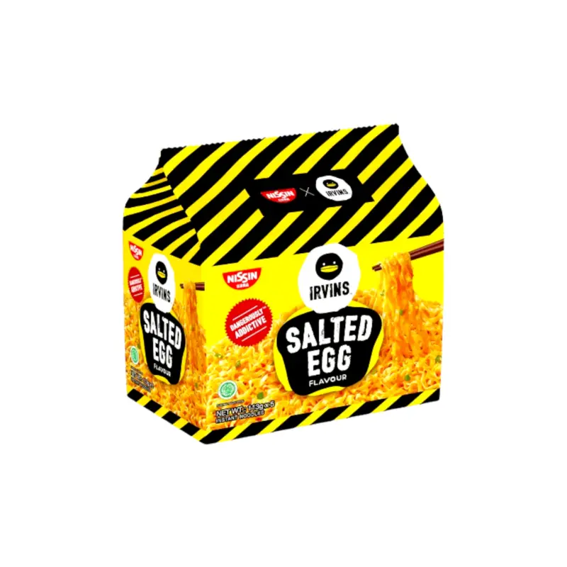 Nissin Irvins Salted Egg Instant Noodle 5Pcsx113gm