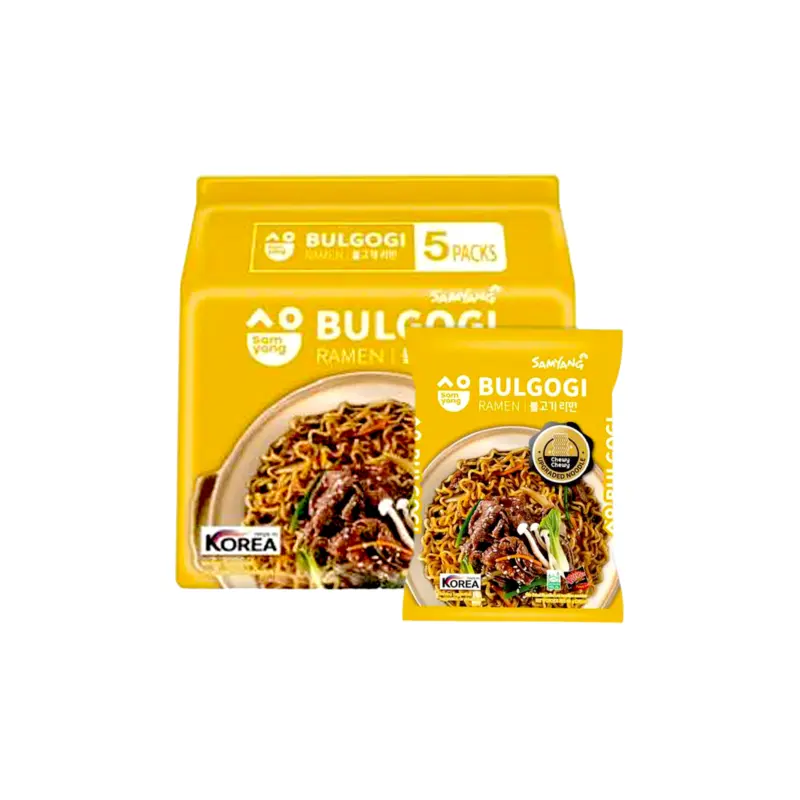 Samyang Bulgogi Ramen Noodles 5Pcs x 80g