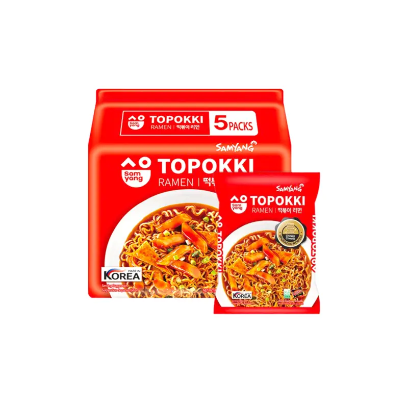 Samyang Topokki Ramen Noodles 5Pcsx80g
