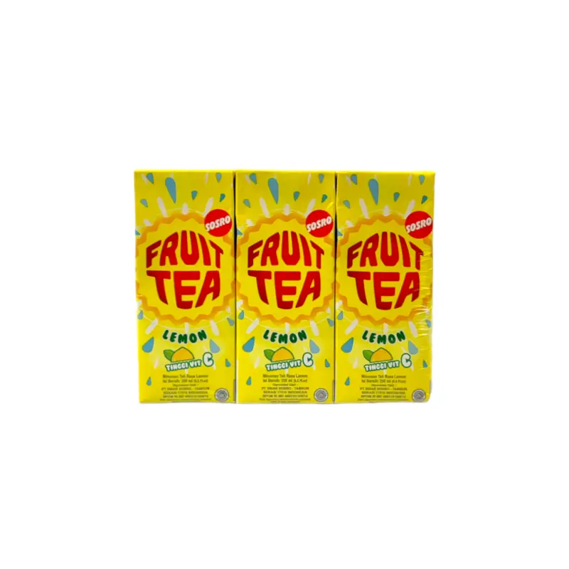 Sosro Fruit Tea Lemon 6pcsx250ml