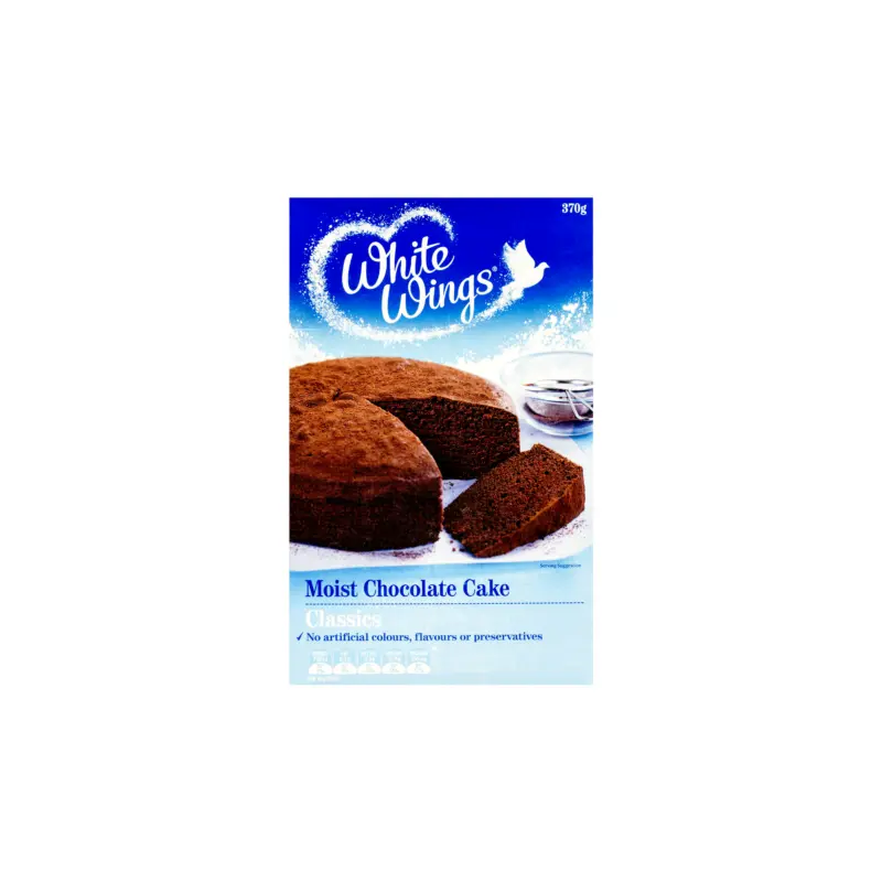 White Wings Classics Moist Chocolate Cake Mix 370g