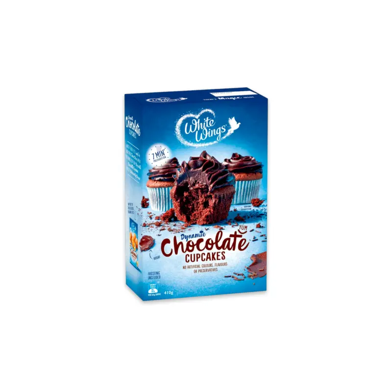 White Wings Cupcake Mix Chocolate 410g