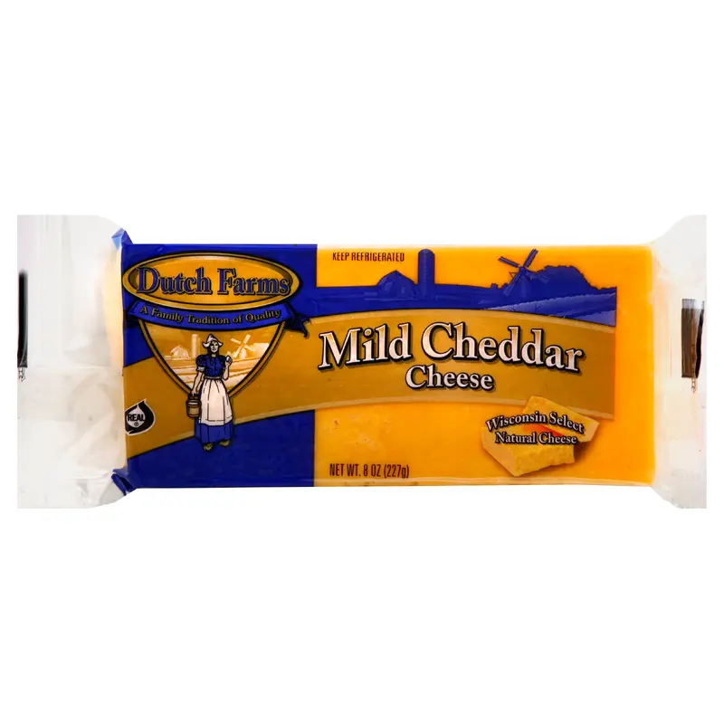 Dutch Farms Cheese 8 oz - Mild Chunk